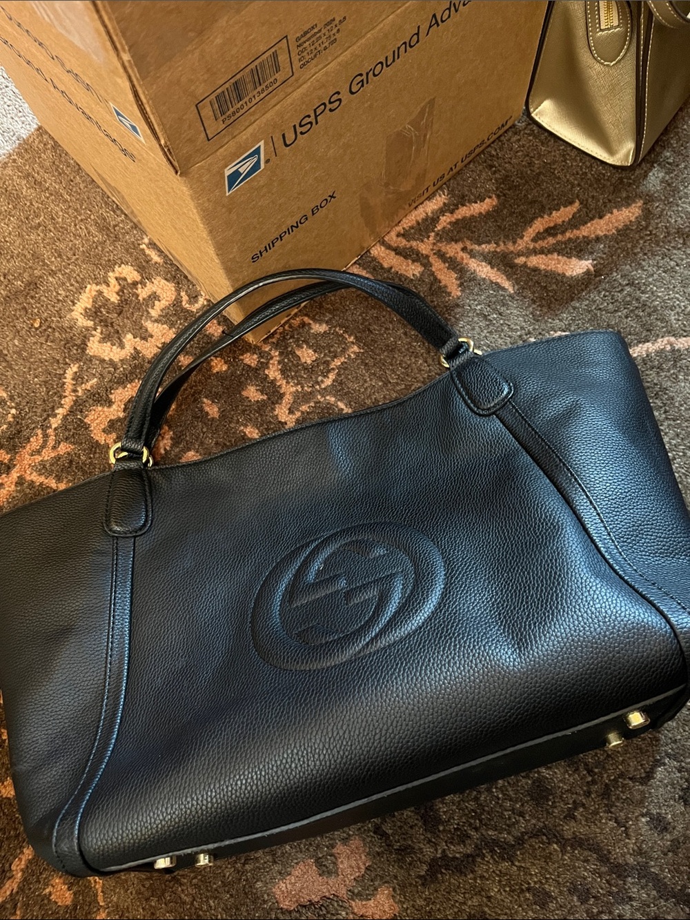 Black fashion tote